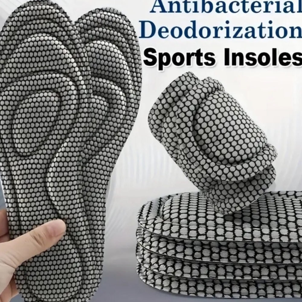 NWT Deodorant Comfort Memory Foam Insoles Orthotic Inserts Arch Support 11-12 L